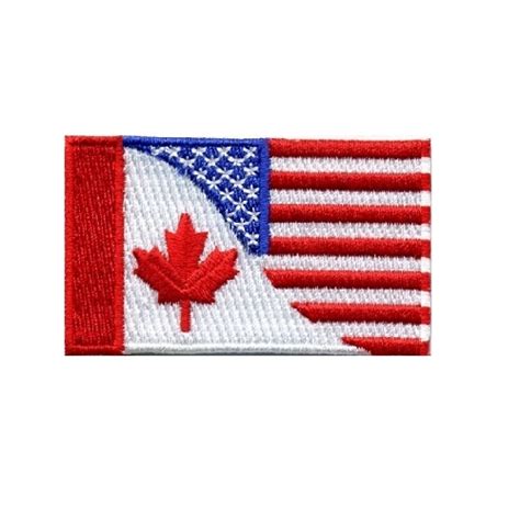 Flag Patch Canada USA Friendship Reppa Flags And Souvenirs