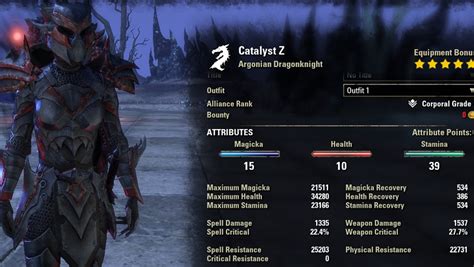 Dragonknight Tank Build PvE For Elder Scrolls Online AlcastHQ