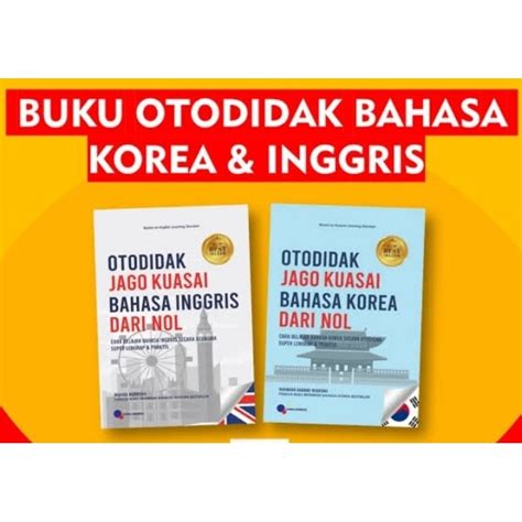 Jual Sepaket Buku Otodidak Jago Kuasai Bahasa Inggris Bahasa Korea