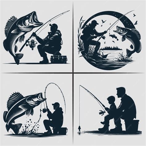 Premium Vector Fishing Vector Bundle File