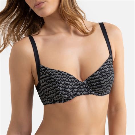 Bikini Oberteil Mit Grafischem Muster Balconette Form Grafisches