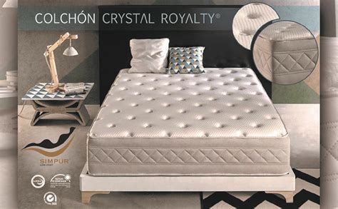 Simpur Relax Colchon 90x190 Visco Alta Gama Crystal Royalty® 30 Cm Grosor Total Independencia De