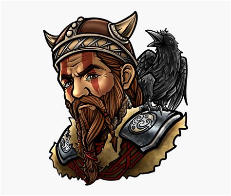 Ragnar And Raven Art Free Transparent Clipart Clipartkey