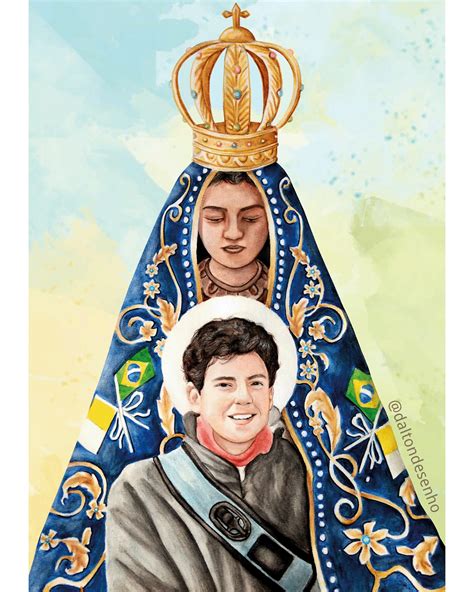 Beato Carlo Acutis E Nossa Senhora Aparecida On Behance