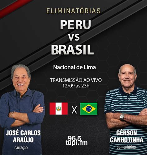 AO VIVO Peru x Brasil Eliminatórias da Copa do Mundo de 2026