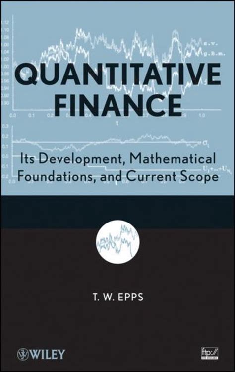 quantitative finance  tw epps boeken bolcom