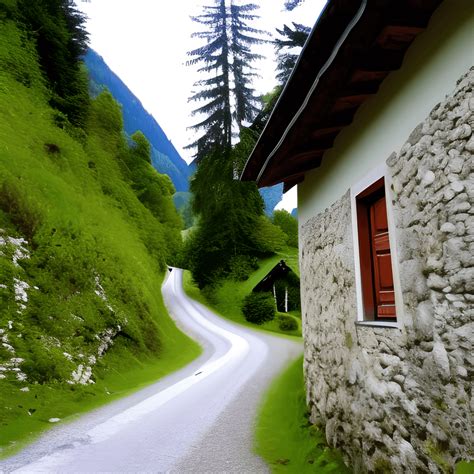 Rise and Shine Switzerland's Charming Roads · Creative Fabrica