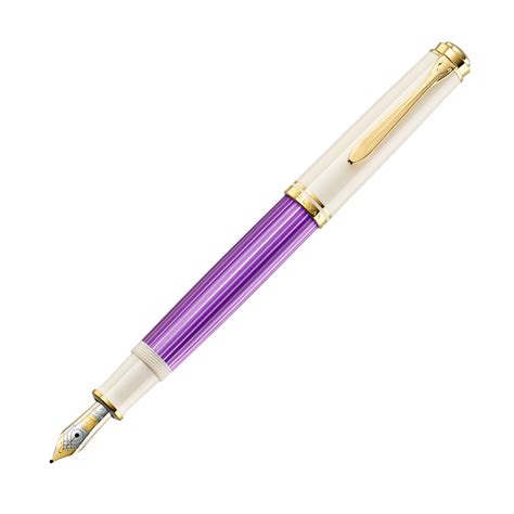 Pelikan Souverän M600 Fountain Pen Violet White Special Edition The