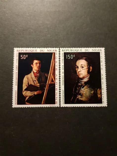 TIMBRE NIGER COROT Et Goya Poste Aérienne Pa N80 81 Neuf Luxe Mnh