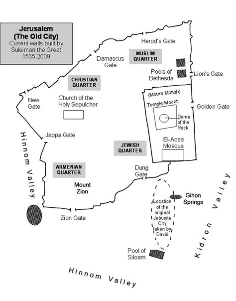 Walls Of Jerusalem Nehemiah Map Maps Model Online