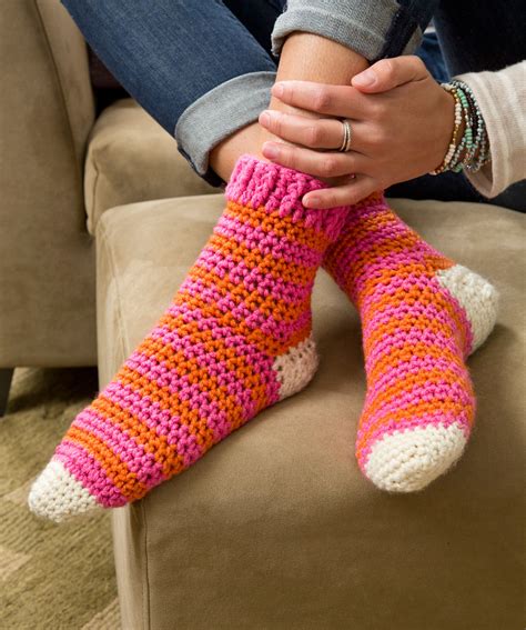 Crochet Sock Pattern Easy And Comfy Socks For All Mikes Nature