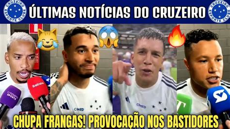 JOGADORES DO CRUZEIRO PROVOCAM O ATLÉTICO MG APÓS VITÓRIA NO CLÁSSICO