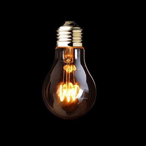 Century Light 3w Spiral Led Filament Light Bulb A19 25 Watt Edison Bulb Equivalent Globe Bulb