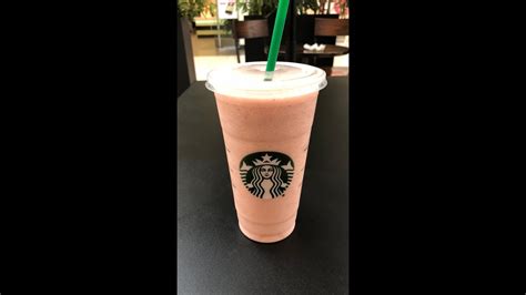 I Created A Secret Menu Item Strawberry Shortcake Frappuccino At