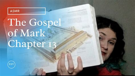 ASMR The Gospel Of Mark Chapter 13 ESV Whispered With Cathedral Echo