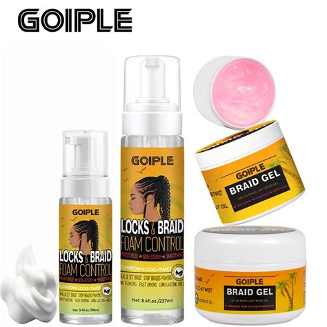 GOIPLE Strong Hold Lock And Twist Wax For Cornrows Edge Control Cream