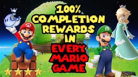 Completion Rewards In Every Mario Game YouTube