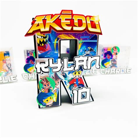 Akedo 3D Letter Akedo Party Akedo Decor Akedo Birthday - Etsy