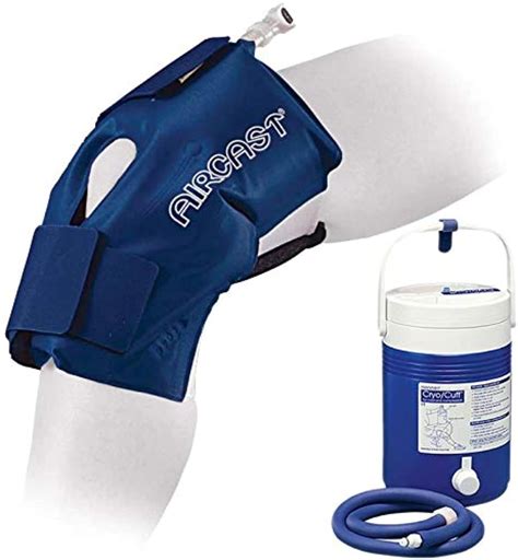 Aircast Cryo Cuff Solution De Thérapie Par Le Froid Pour Le Genou Bleu