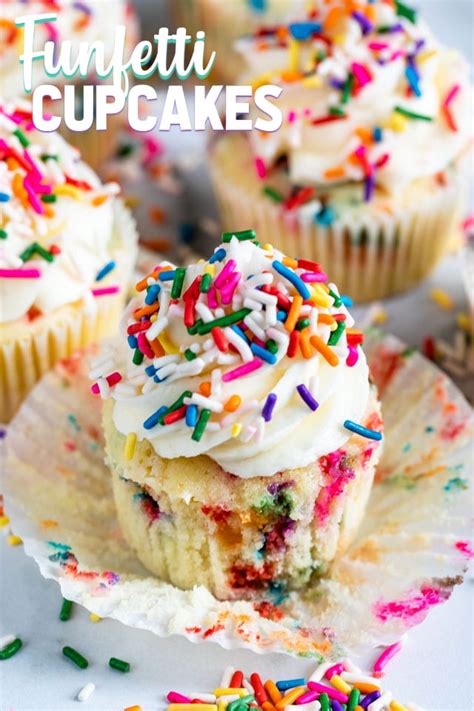 Perfect Funfetti Cupcakes Recipe Crazy For Crust