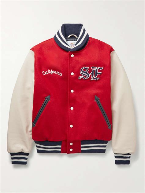 Golden Bear Varsity Jacket Wool/Leather USA XXL - www.disperse.cl