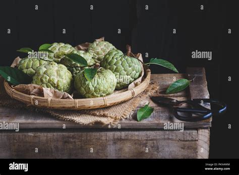 Custard Apple Fruits Stock Photo Alamy