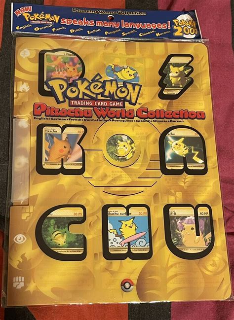 Mavin Pikachu Olympics World Collection Pokemon Card Binder