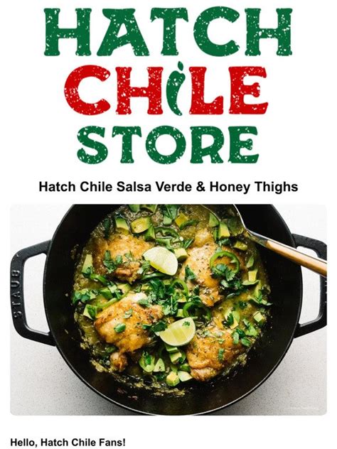 The Hatch Chile Company Oven Baked Hatch Chile Salsa Verde Honey