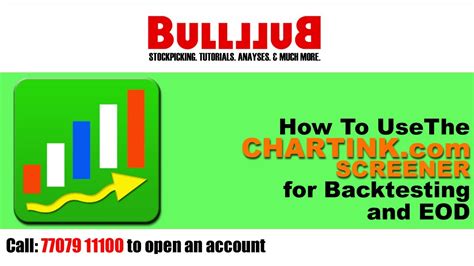 chartink screener  backtesting  eod analysis youtube
