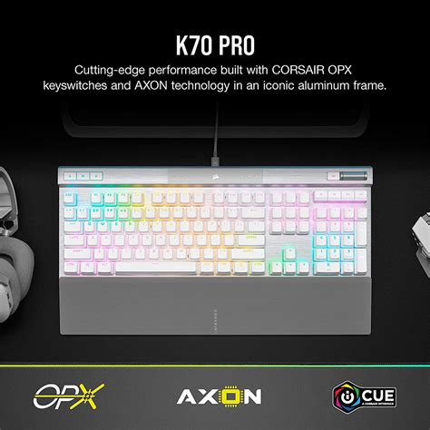 Corsair K70 Pro Rgb Optical Mechanical Wired Keyboard Opx Linear