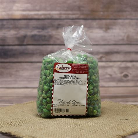 Green Peas Roasted Salted Ashery Country Store