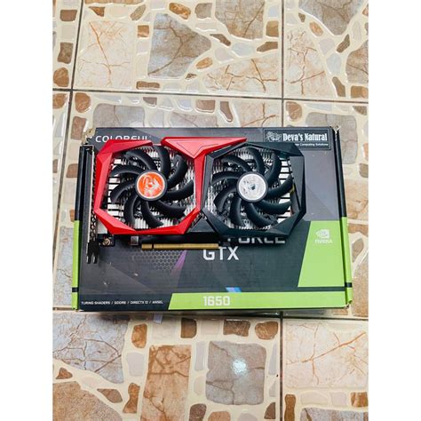 ขายการดจอมอสอง COLORFUL GTX 1650 NB 4GD6 V2 V 4GB GDDR6 128 bit