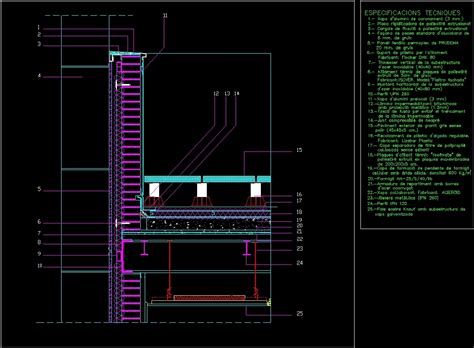 Detail Roof Facade Dwg Detail For Autocad • Designs Cad