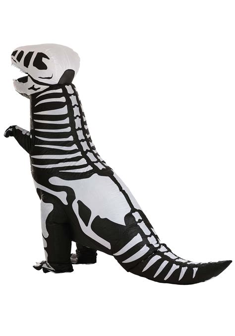 Inflatable Skeleton T Rex Kids Costume