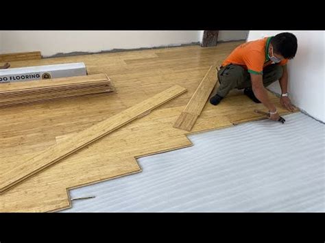 Easily Install Bamboo Flooring For Bedroom How To Install Hardwood