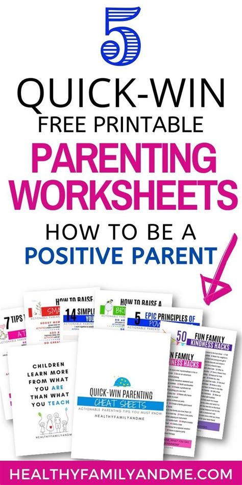 Parenting Skills Worksheets