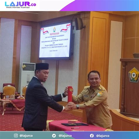 Ini Titipan Andap Saat Serahkan SK Perpanjangan Masa Jabatan Pj Wali