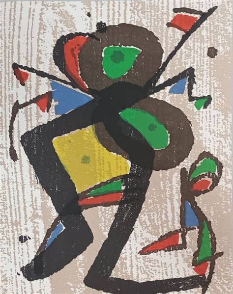 Joan Miró Miró Grabador II 1990 Subasta Real Online Art Auctions