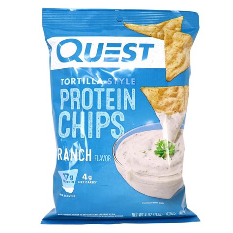 Quest Tortilla Style Protein Chips Ranch At Natura Market