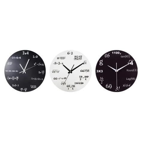 Horloge Murale D Corative Moderne Facile Installer Miroir Rond En