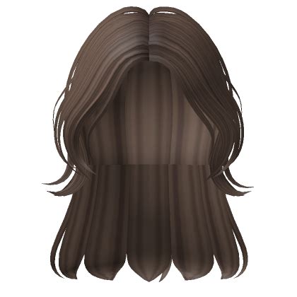 Long Wavy Layered Hair Brown Roblox