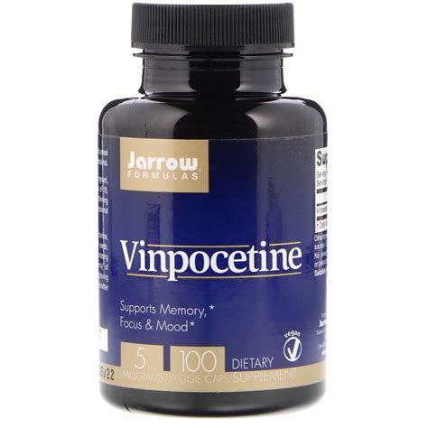 Jarrow Formulas Vinpocetine Mg Veggie Caps Iherb