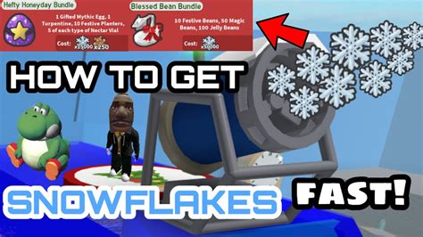 How To Get Snowflakes Fast In Bee Swarm Simulator Youtube