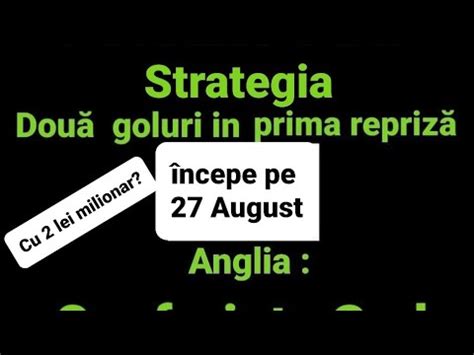 Bilet La Pariuri Cota Uriasa Strategia Doua Goluri In