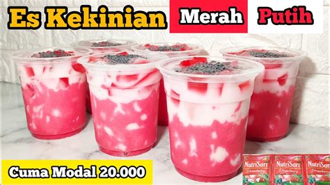 Es Kekinian Merah Putih Cuma Modal Bisa Jadi Ide Jualan