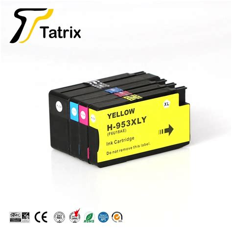 Tatrix 957 957xl 953 953xl Premium Color Compatible Inkjet Ink Cartridge For Hp Officejet Pro