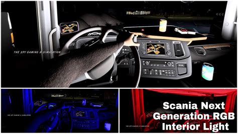 Ets2 1 40 ★ Scania Next Generation Rgb Interior Lights Euro Truck