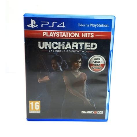 Gra uncharted zaginione dziedzictwo ps4 L66 SKUP SPRZEDAŻ WYCENA