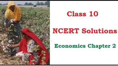 Ncert Solutions For Class 10 Economics Chapter 2 Sectors Of The Indian