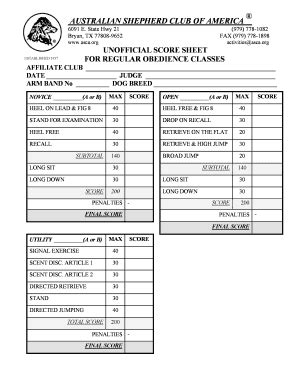 Fillable Online Asca Obed Unofficial Doc Asca Fax Email Print PdfFiller